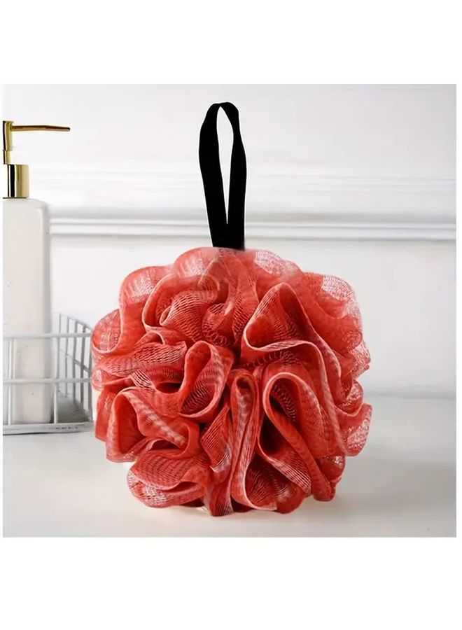 Weak Coffee Luxury Bath Sponge Non Splash Shower Ball Rich Lather Back Scrub - Image 4